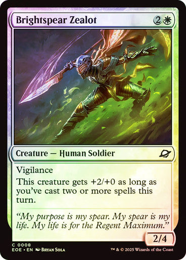 Brightspear Zealot Foil