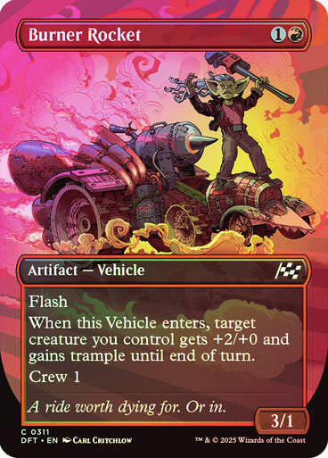 Burner Rocket (Borderless) Foil