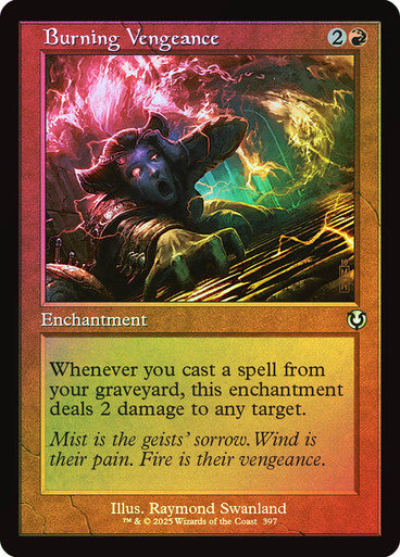 Burning Vengeance (Retro Frame) Foil