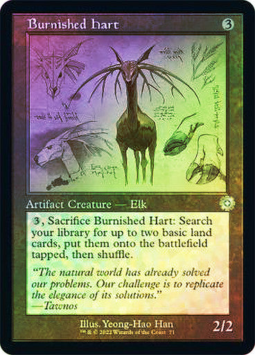 Burnished Hart (Retro Frame) Foil