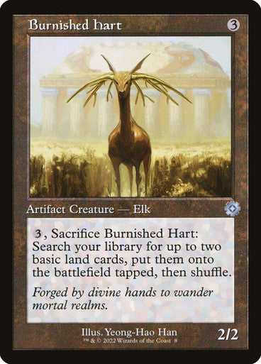 Burnished Hart (Retro Frame)