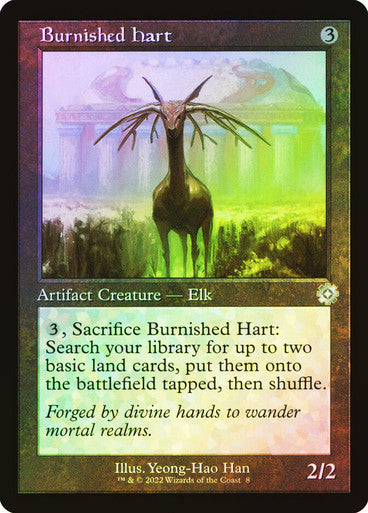 Burnished Hart (Retro Frame) Foil