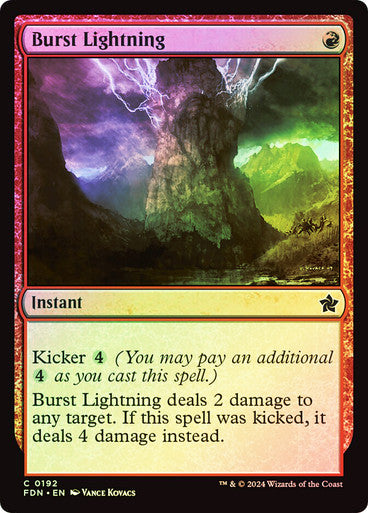 Burst Lightning Foil