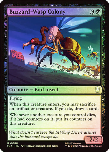Buzzard-Wasp Colony Foil