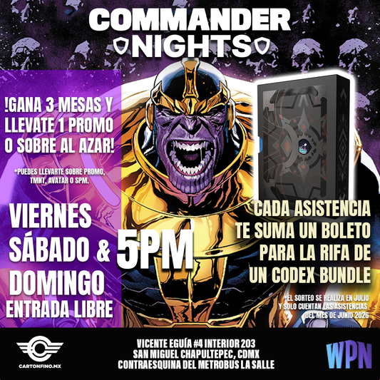 Pase de Evento: COMMANDER NIGHTS