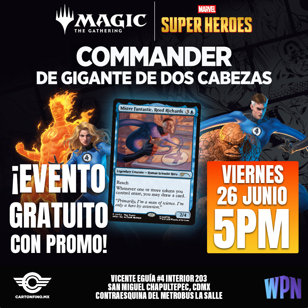 Pase de Evento: Two-Headed Giant Commander Marvel Super Heroes