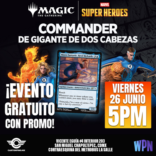 Pase de Evento: Two-Headed Giant Commander Marvel Super Heroes