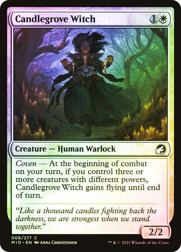 Candlegrove Witch Foil