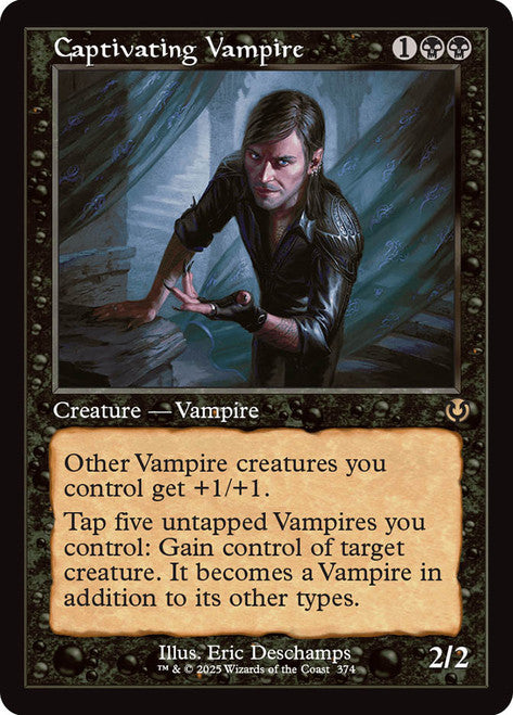 Captivating Vampire - (Retro Frame)