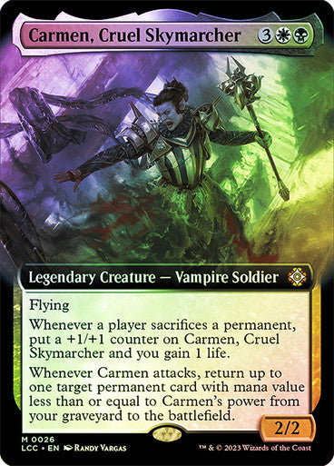 Carmen, Cruel Skymarcher (Extended Art) Foil