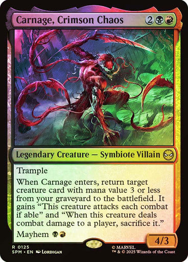 Carnage, Crimson Chaos Foil