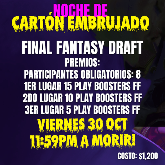 Pase de Evento: Carton Embrujado Final Fantasy Draft
