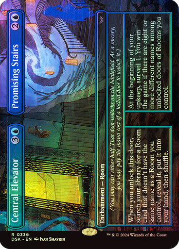 Central Elevator // Promising Stairs (Borderless) Foil