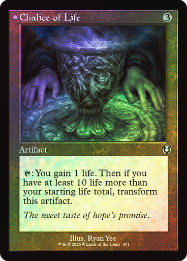 Chalice of Life // Chalice of Death (Retro Frame) Foil