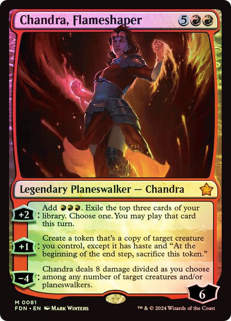 Chandra, Flameshaper - Foil