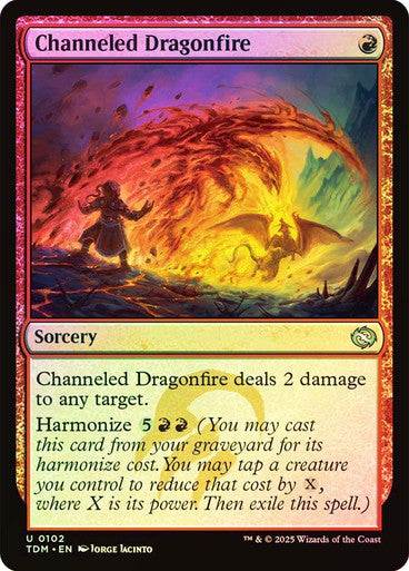 Channeled Dragonfire Foil