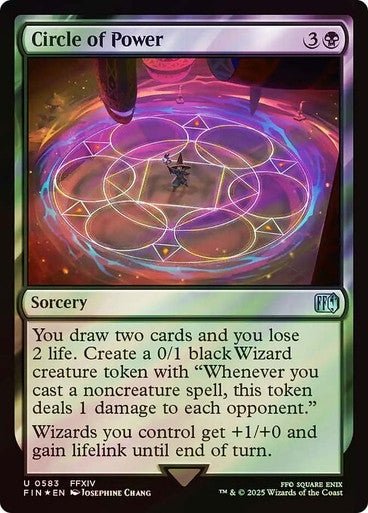 Circle of Power Surge Foil