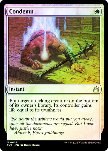 Condemn Foil