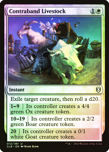 Contraband Livestock Foil