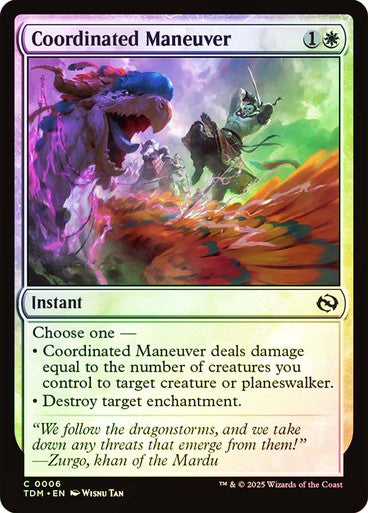 Coordinated Maneuver Foil