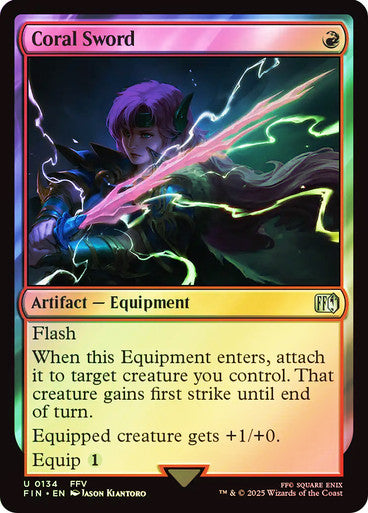 Coral Sword Foil
