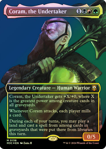 Coram, the Undertaker (Borderless) Ripple Foil