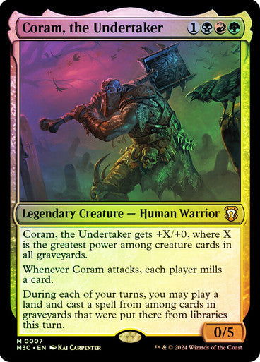 Coram, the Undertaker Foil