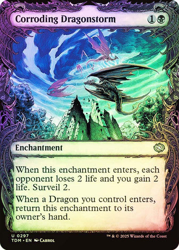 Corroding Dragonstorm (Showcase) Foil