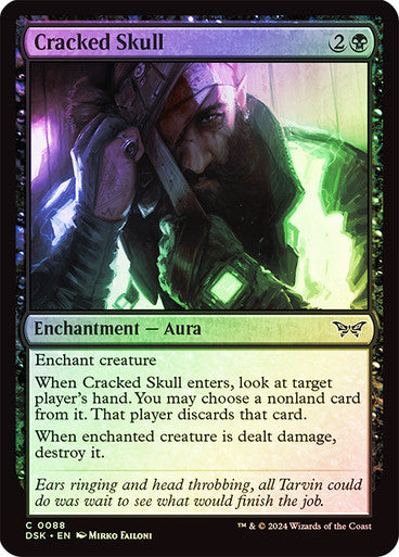 Cracked Skull Foil