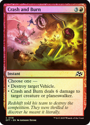 Crash and Burn Foil