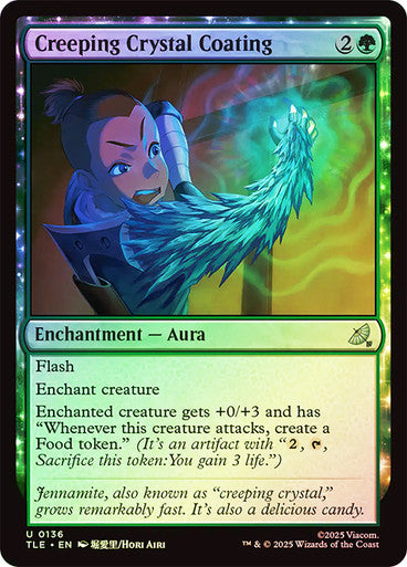 Creeping Crystal Coating Foil