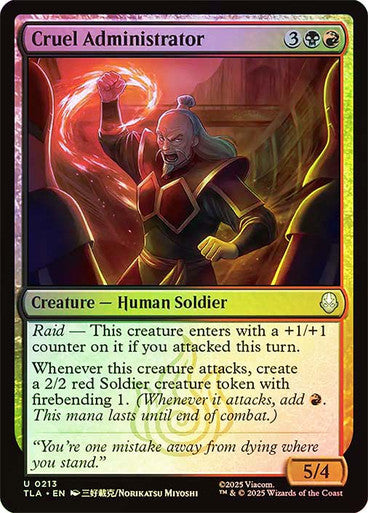Cruel Administrator Foil