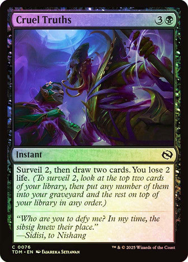 Cruel Truths Foil