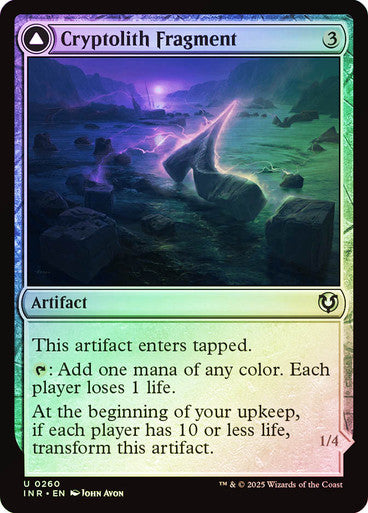 Cryptolith Fragment // Aurora of Emrakul Foil