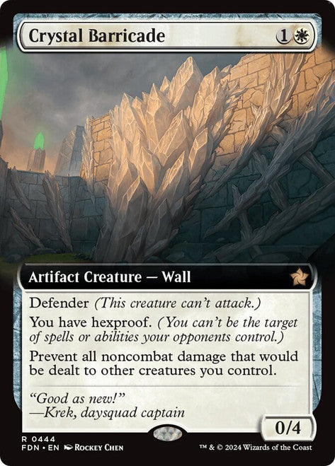 Crystal Barricade - (Extended Art)