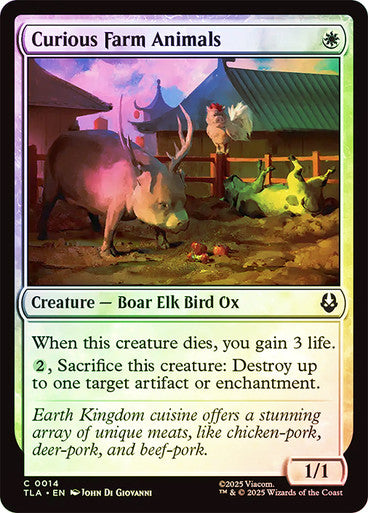 Curious Farm Animals Foil