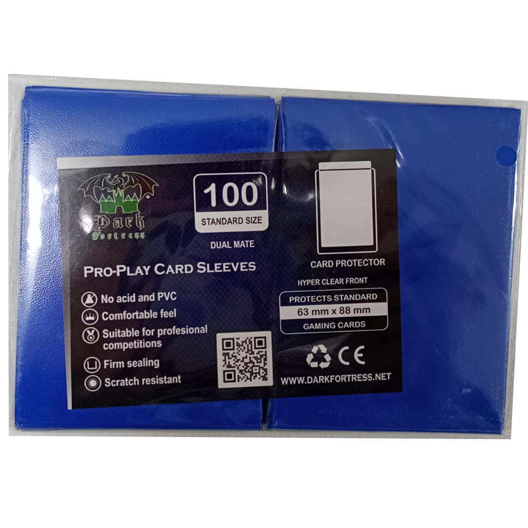 Dark Fortress Sleeves Blue Navy Dual Matte Estandar