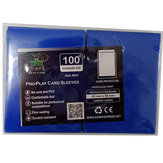 Dark Fortress Sleeves Blue Navy Dual Matte Estandar