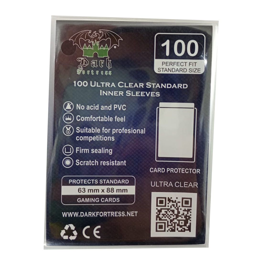 Dark Fortress Inner Sleeves Ultra Clear *Transparente/Matte Estandar