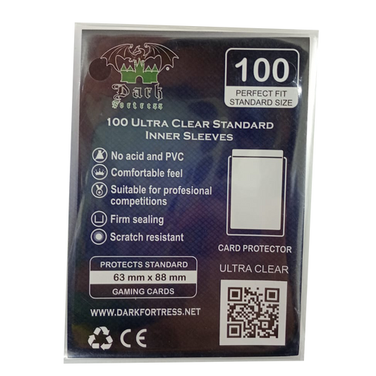 Dark Fortress Inner Sleeves Ultra Clear *Transparente/Matte Estandar