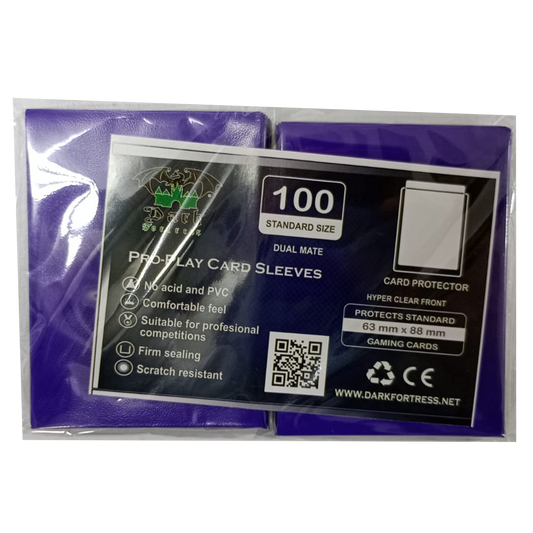 Dark Fortress Sleeves PurpleViolet Dual Matte Estandar