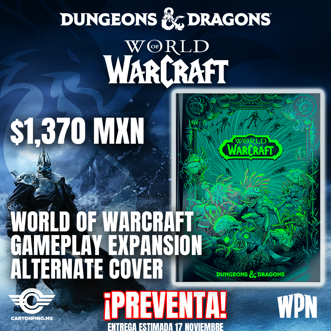 PREVENTA D&D World of Warcraft: Gameplay Expansion Alternate Cover