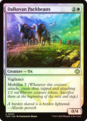 Dalkovan Packbeasts Foil