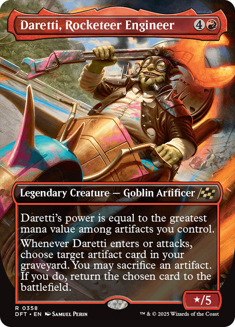 Daretti, Rocketeer Engineer - (Borderless)