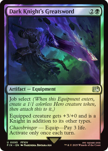 Dark Knight's Greatsword Foil