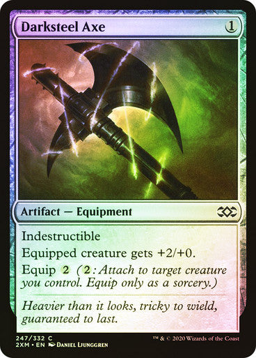 Darksteel Axe Foil