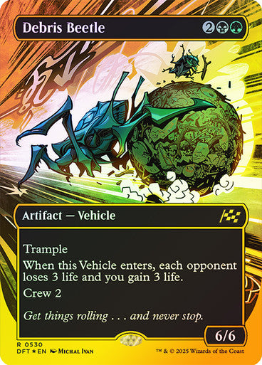 Debris Beetle (Borderless) First Place Foil