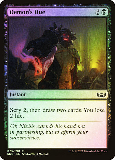 Demon's Due Foil