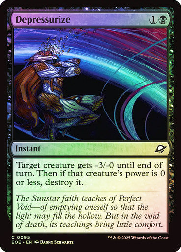 Depressurize Foil