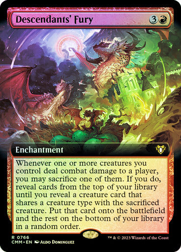 Descendants' Fury (Extended Art) Foil